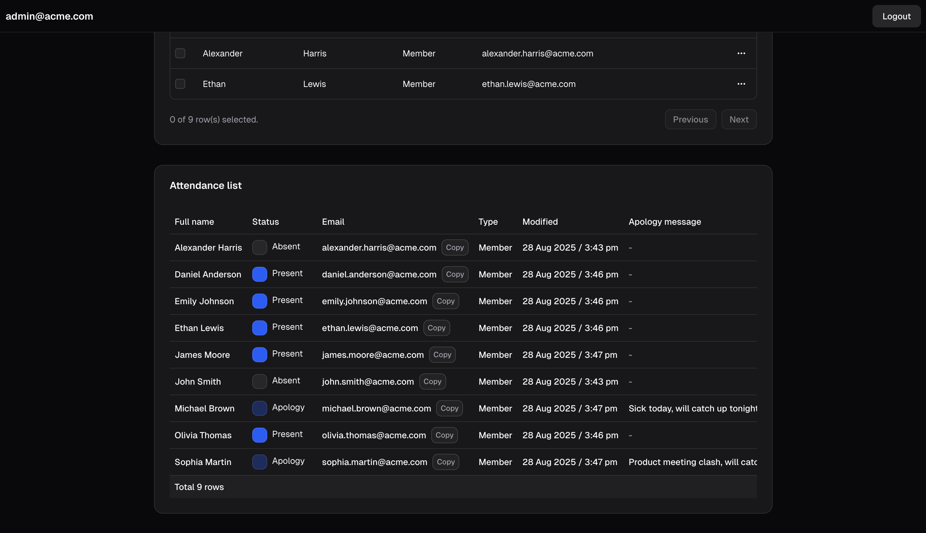GitHub - micha31r/attendance-tracker: Unified platform for tracking ...